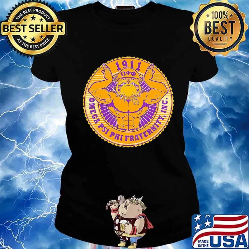 1911 omega psi phi fraternity inc bulldogs logo s Ladies tee