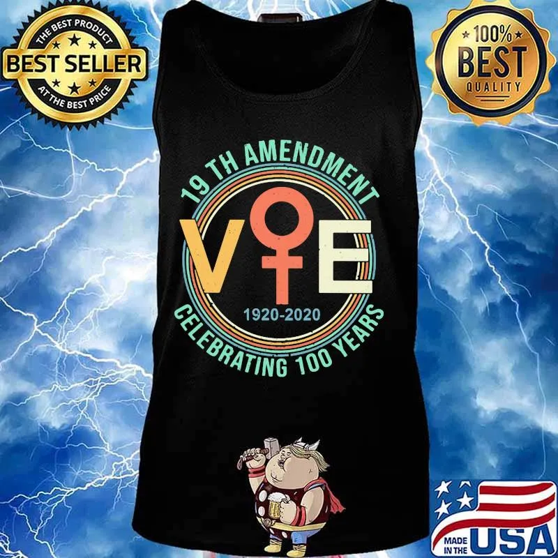 19th amendment vte 1920-2020 celebrating 100 years s Tank top