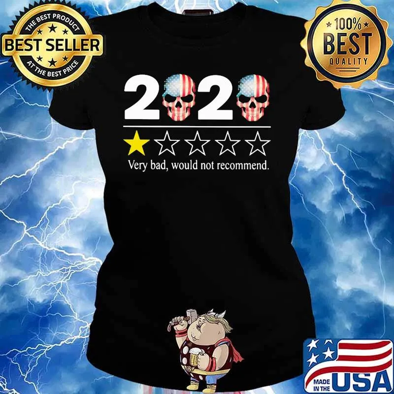 2020 very bad would not recommend Skull American Flag s Ladies tee