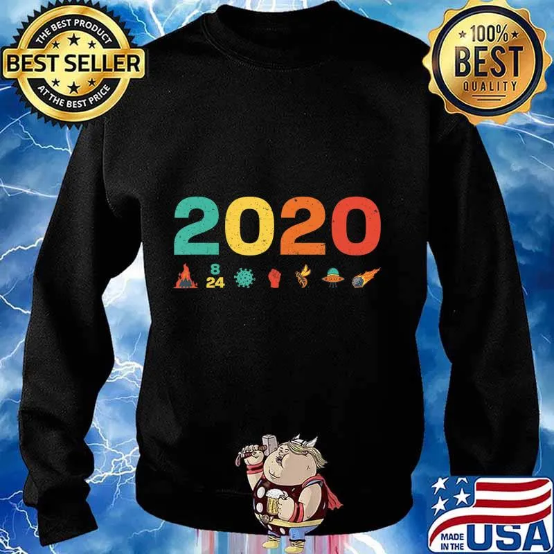 2020 Year In Review Vintage Distressed T-Shirt Sweater