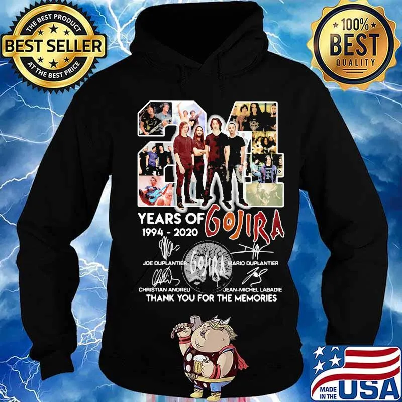 24 years of 1994 2020 golira thank you for the memories signatures s Hoodie
