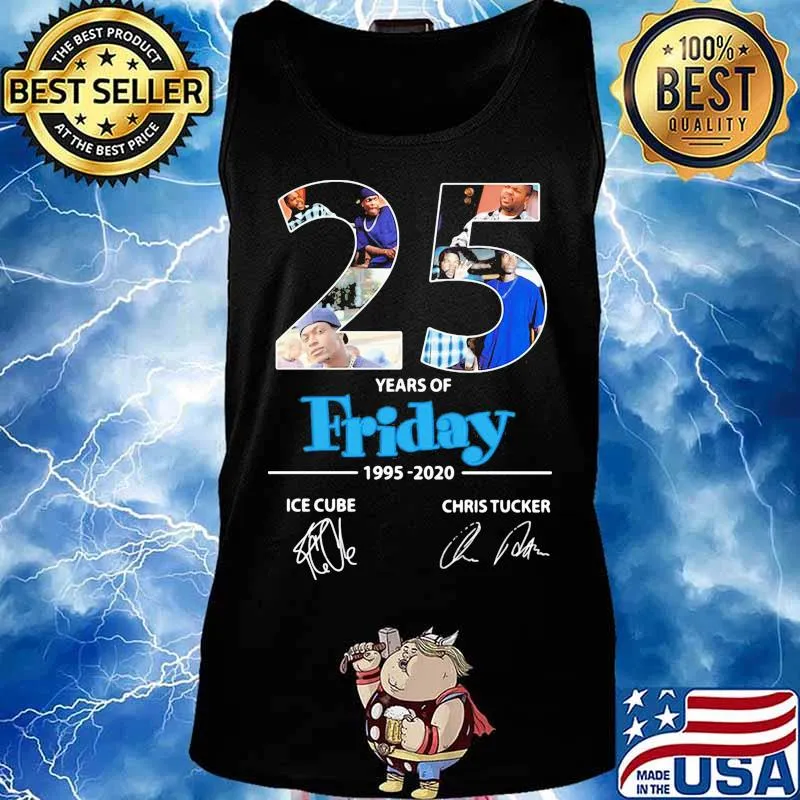25 years of friday 1995 2020 signatures s Tank top