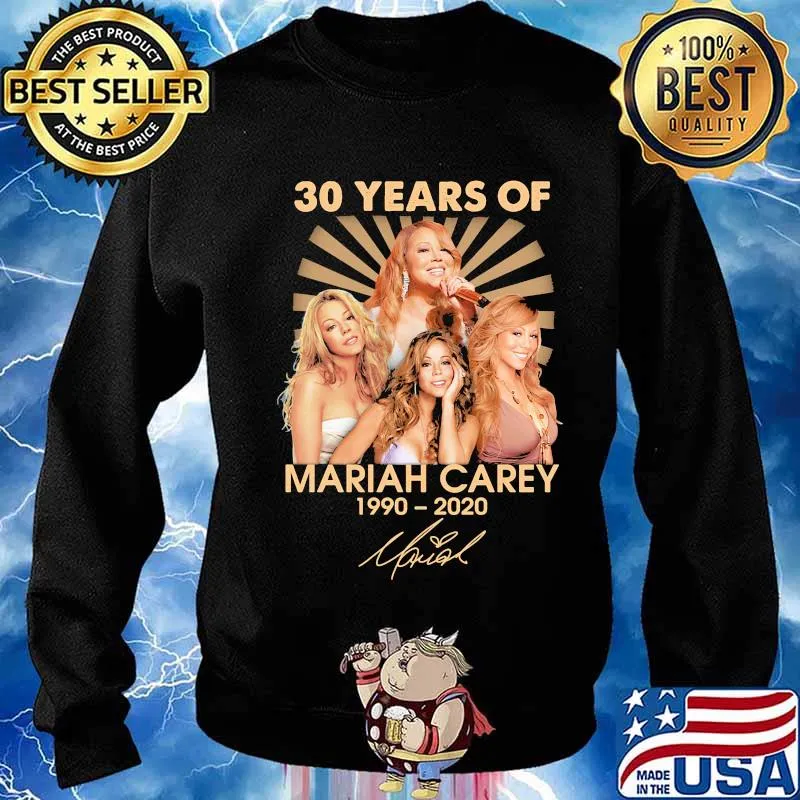 30 years of mariah carey 1990 2020 signature s Sweater