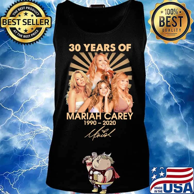 30 years of mariah carey 1990 2020 signature s Tank top