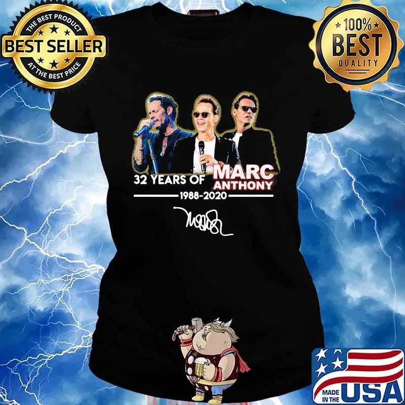 32 years of marc anthony 1988 2020 signature s Ladies tee