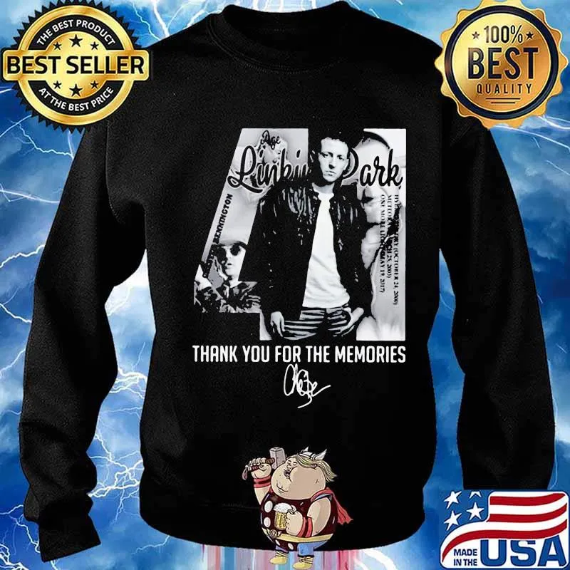44 linkin park band thank you for the memories signature s Sweater
