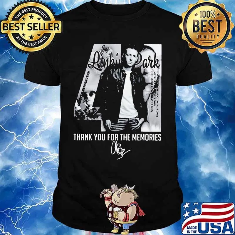 44 linkin park band thank you for the memories signature shirt