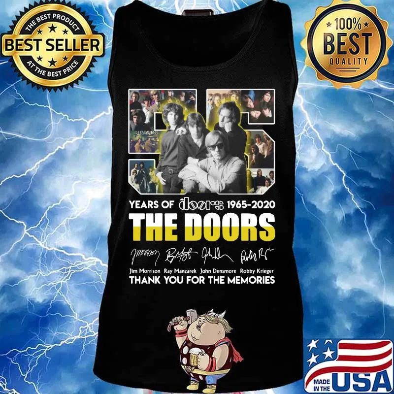 55 years of 1965 2020 the doors thank you for the memories signatures s Tank top