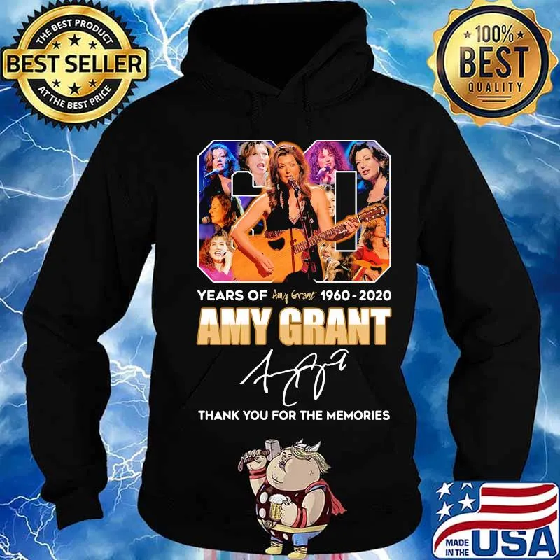 60 years of 1960 2020 amy grant thank you for the memories signature s Hoodie