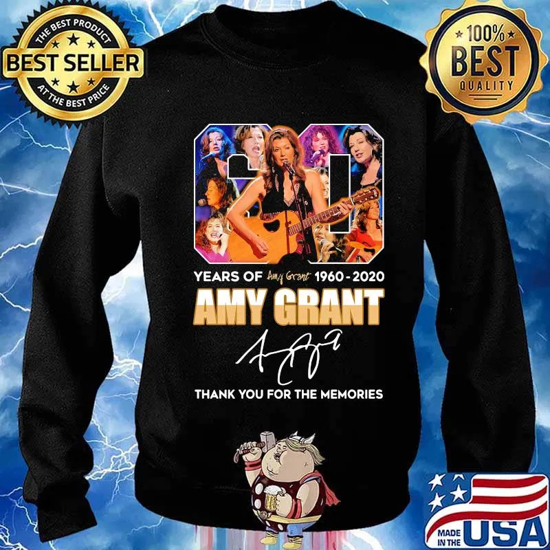 60 years of 1960 2020 amy grant thank you for the memories signature s Sweater