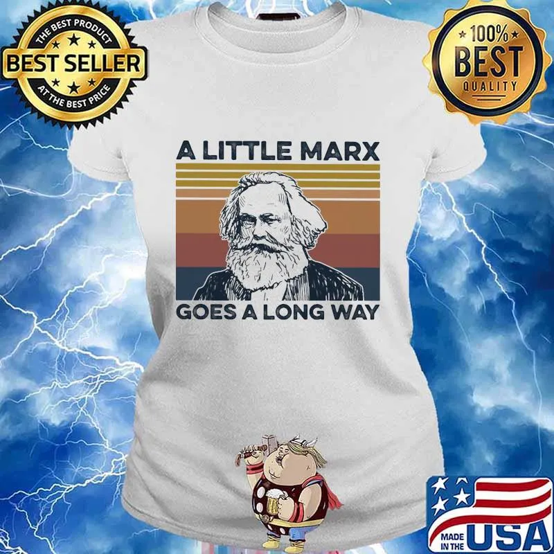 A little marx goes a long way vintage retro s Ladies tee