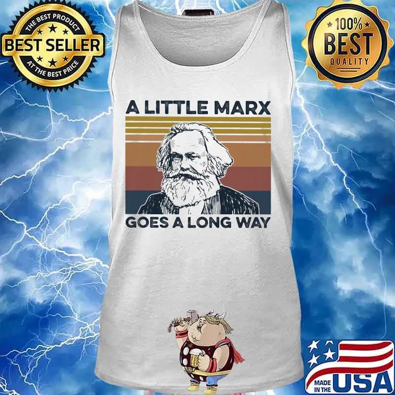 A little marx goes a long way vintage retro s Tank top