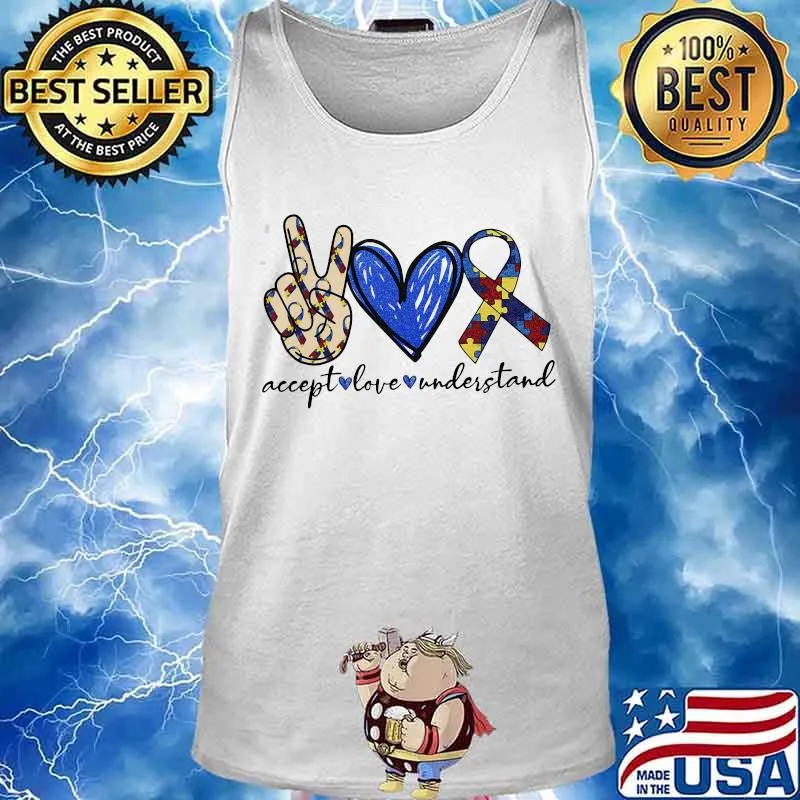 Accept love understand autism s Tank top