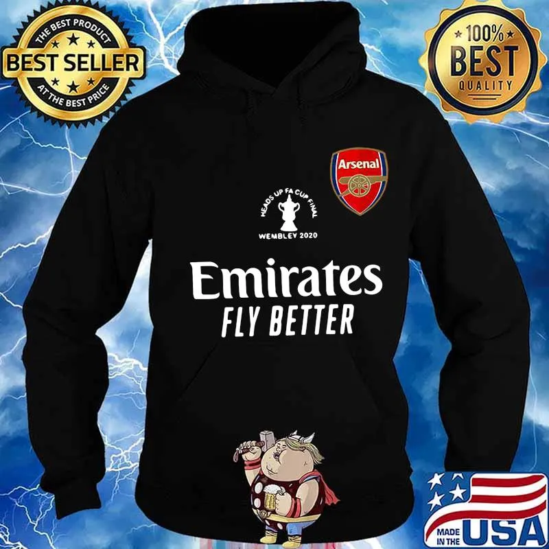 Arsenal meads wembley 2020 emirates fly better s Hoodie