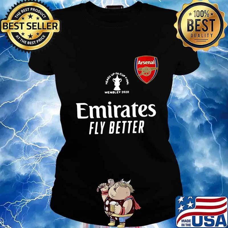 Arsenal meads wembley 2020 emirates fly better s Ladies tee