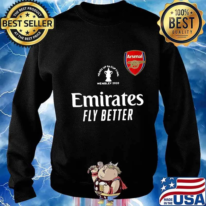 Arsenal meads wembley 2020 emirates fly better s Sweater