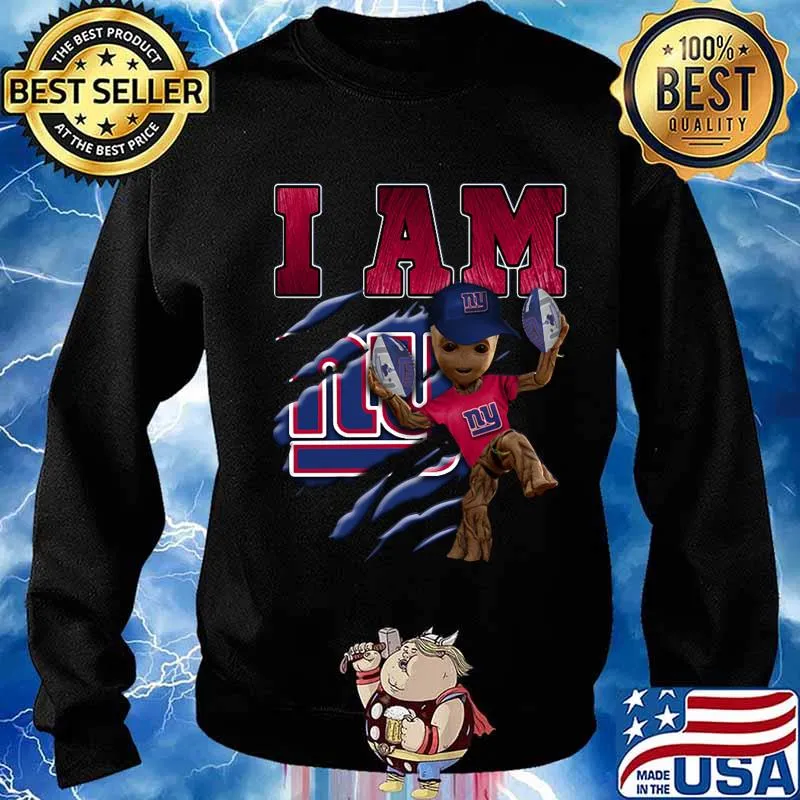 Baby groot i am new york giants football s Sweater
