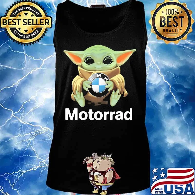 Baby yoda hug bmw motorrad s Tank top