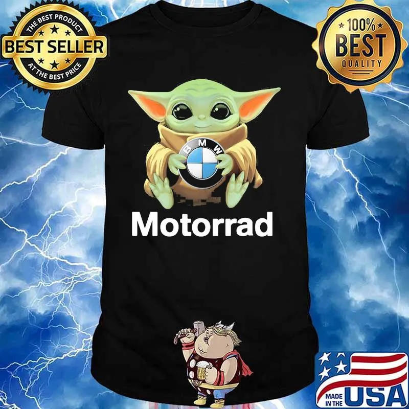 Baby yoda hug bmw motorrad shirt