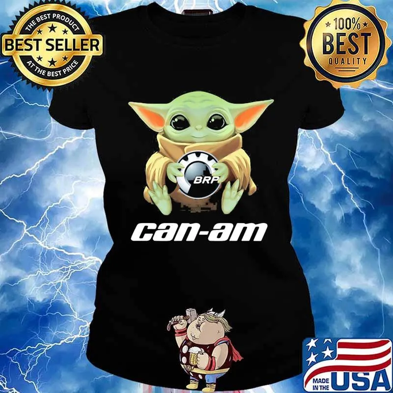 Baby yoda hug brp can- am s Ladies tee