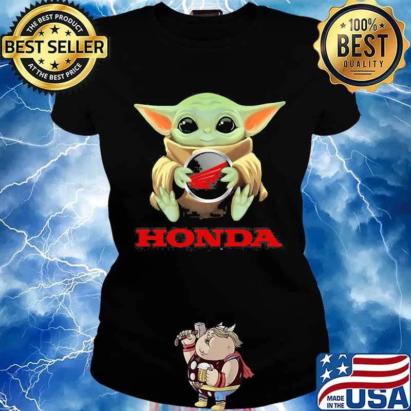 Baby yoda hug honda s Ladies tee