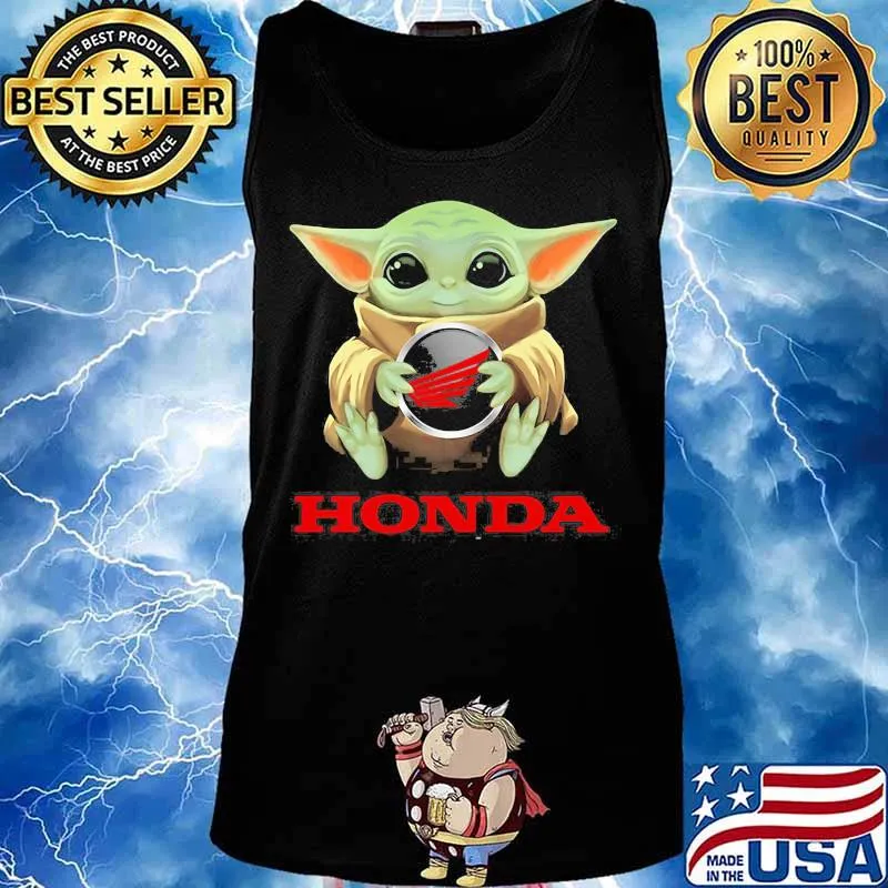 Baby yoda hug honda s Tank top