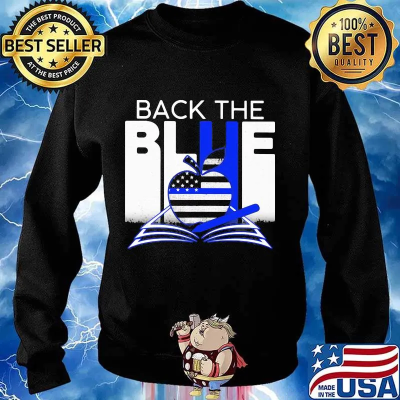 Back the blue teacher s Sweater