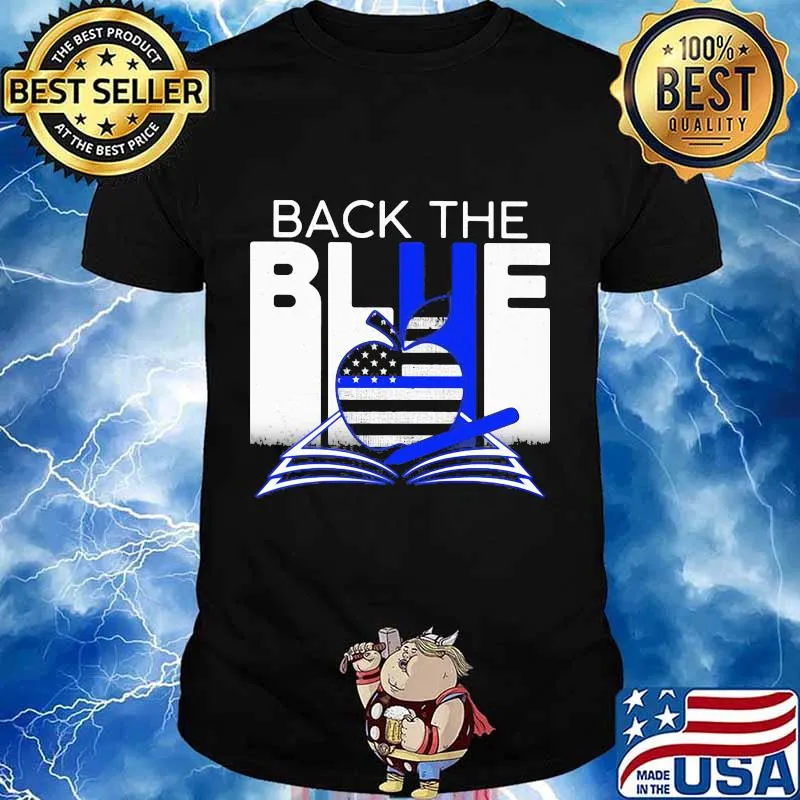 Back the blue teacher shirt