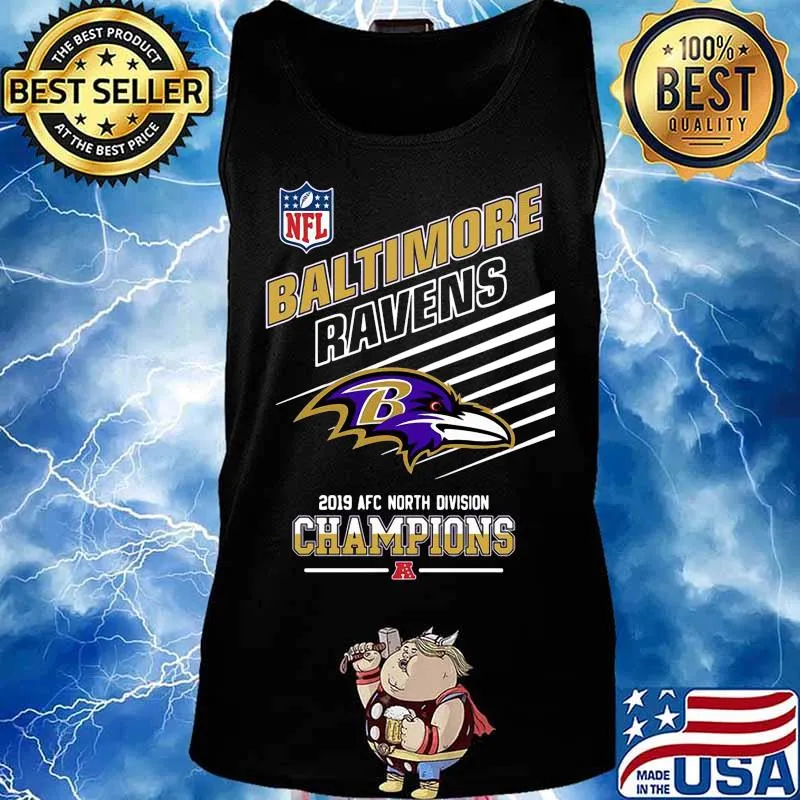 Baltimore ravens football 2019 afc north division champions s Tank top