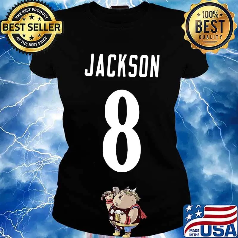 Baltimore ravens lamar jackson #8 s Ladies tee