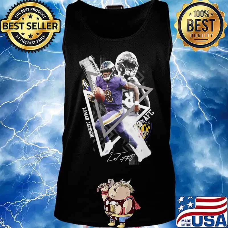 Baltimore ravens lamar jackson afc signature s Tank top
