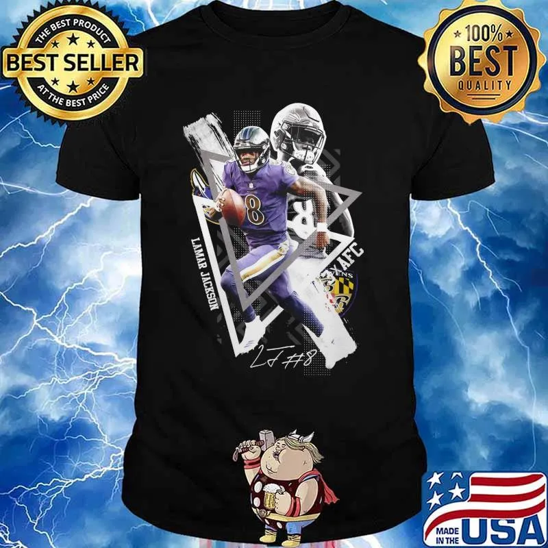 Baltimore ravens lamar jackson afc signature shirt