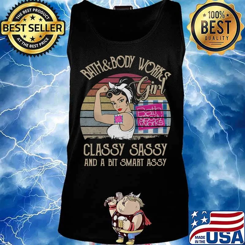 Bath and body works girl classy sassy and a bit smart assy vintage retro s Tank top