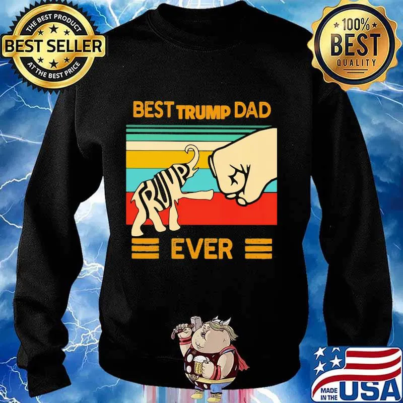 Best Trump dad ever vintage retro s Sweater