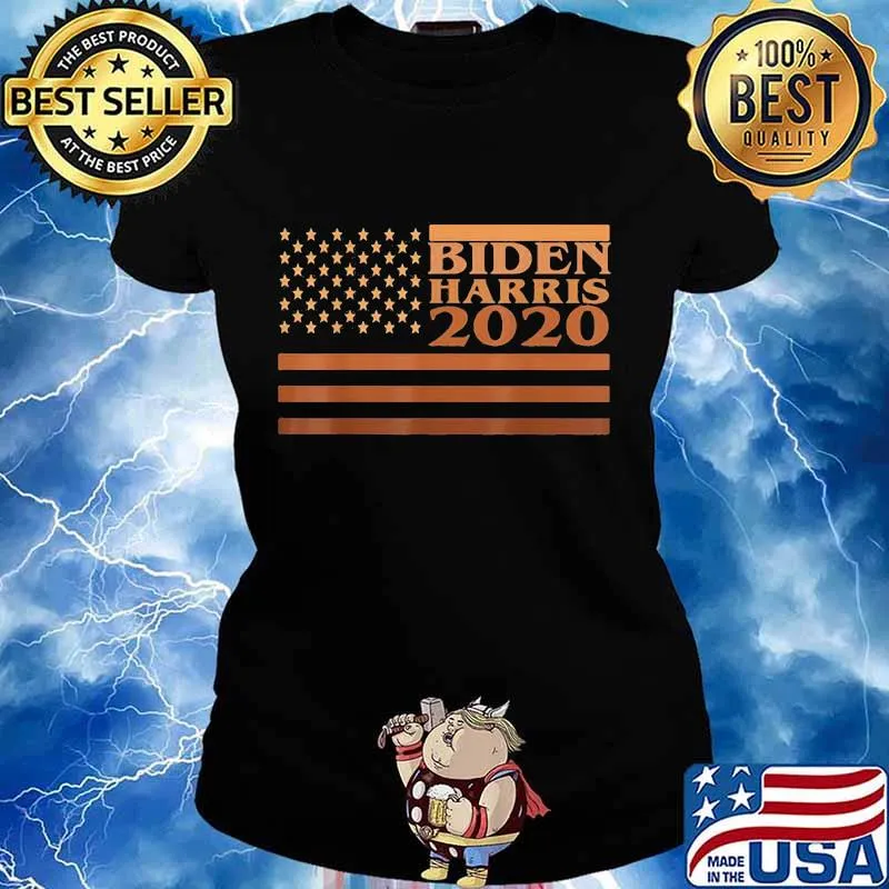 Biden harris 2020 black lives matters american flag independence day s Ladies tee