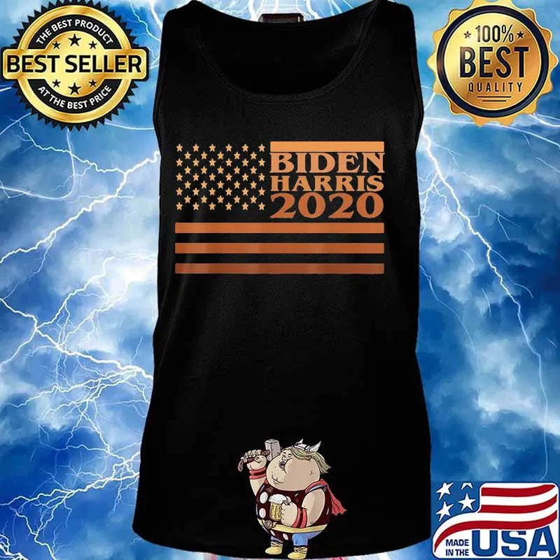 Biden harris 2020 black lives matters american flag independence day s Tank top