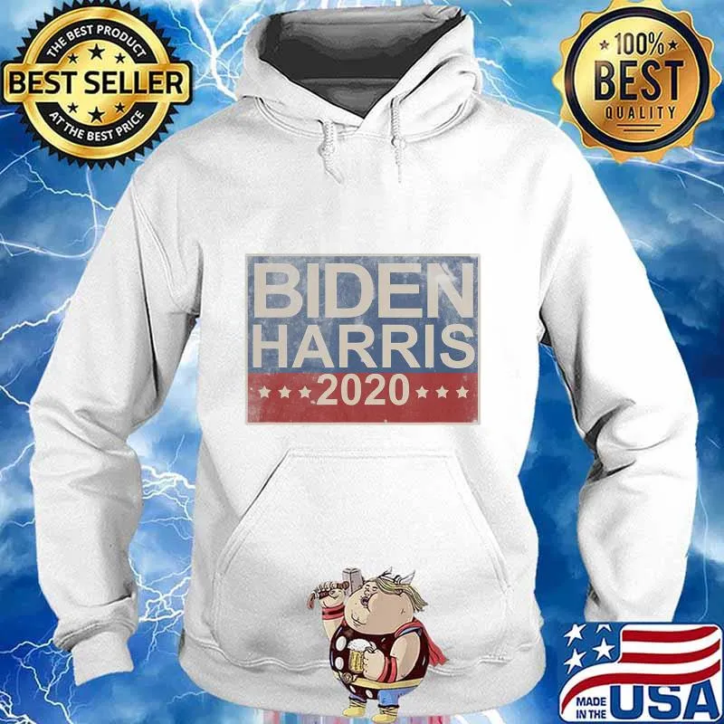 Biden Harris 2020 Vintage Retro Button T-Shirt Hoodie