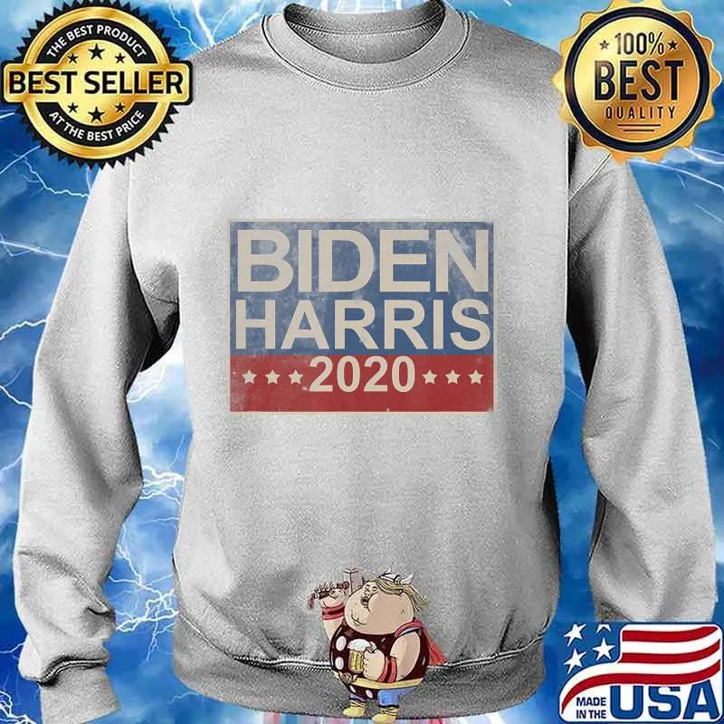 Biden Harris 2020 Vintage Retro Button T-Shirt Sweater