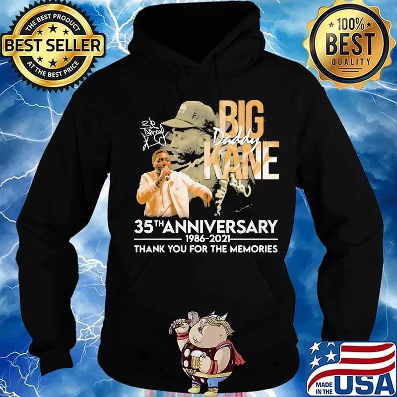 Big kane 35th anniversary 1986 2020 thank you for the memories signatures s Hoodie