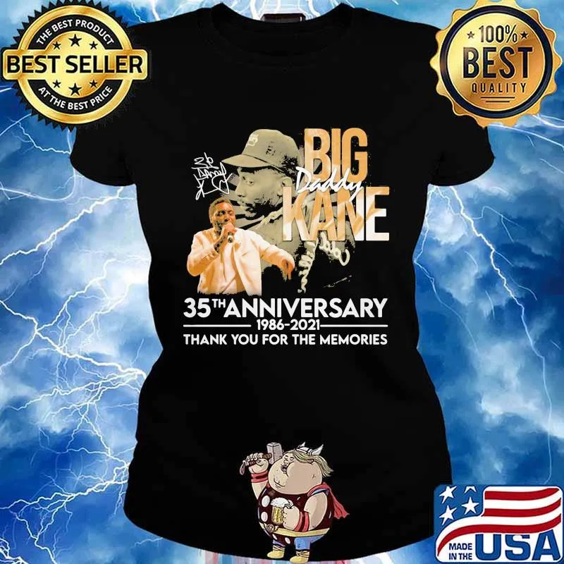 Big kane 35th anniversary 1986 2020 thank you for the memories signatures s Ladies tee