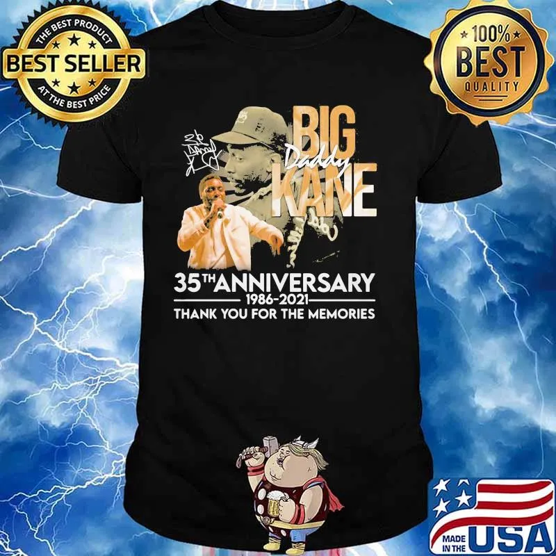 Big kane 35th anniversary 1986 2020 thank you for the memories signatures shirt