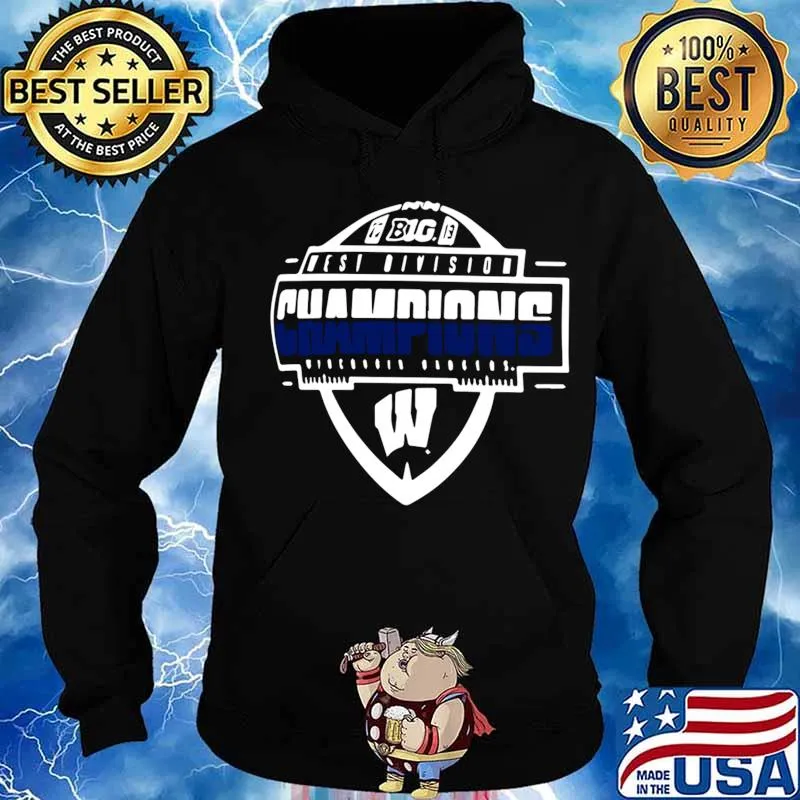 Big west division champions wisconsin badgers s Hoodie