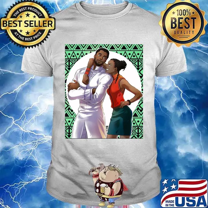 Black panther and shuri art shirt