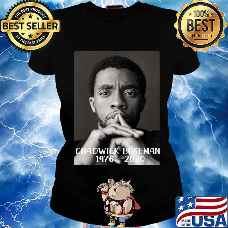 Black panther chadwick Boseman 1976 2020 s Ladies tee