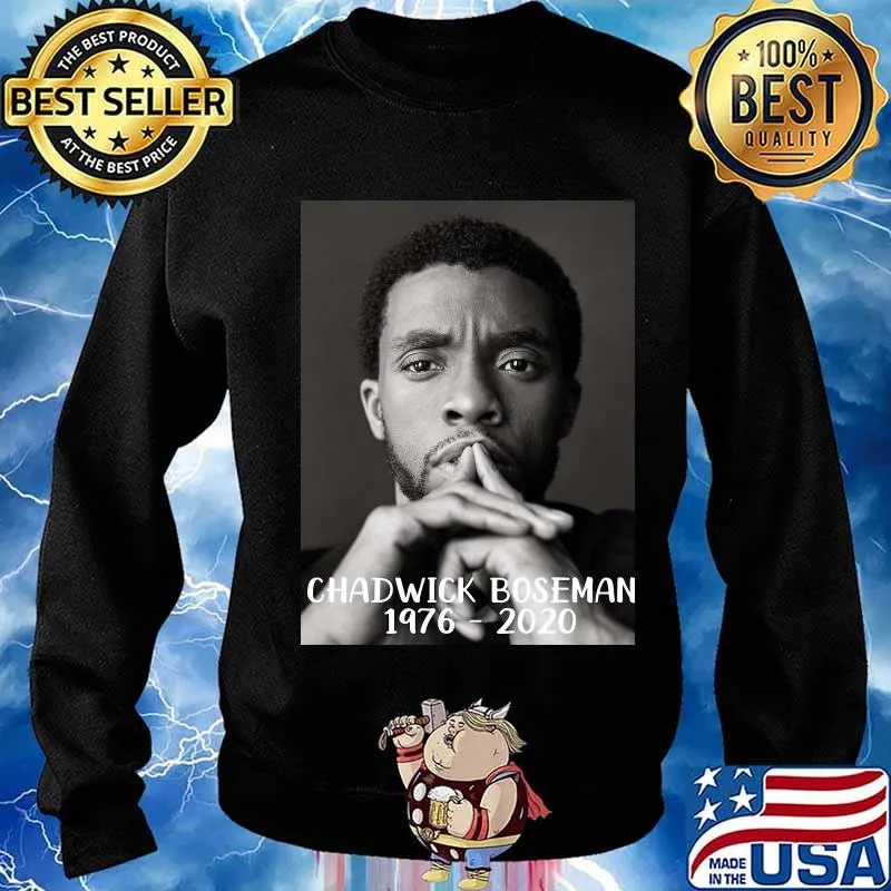 Black panther chadwick Boseman 1976 2020 s Sweater