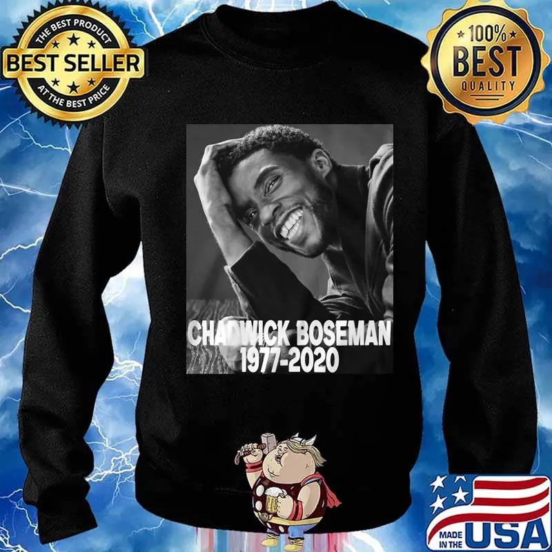 Black panther chadwick Boseman 1977 2020 smiling picture s Sweater