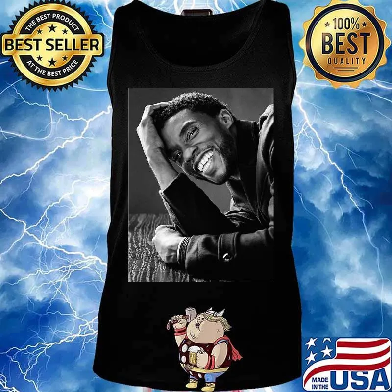 Black panther chadwick Boseman cast smiling picture s Tank top