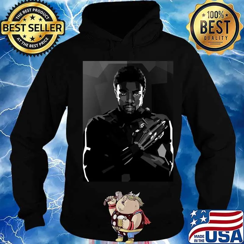 Black panther chadwick Boseman king night s Hoodie