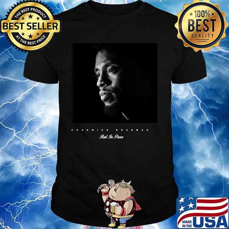 Black panther chadwick Boseman rest in peace 1977 2020 picture shirt