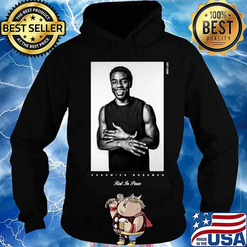 Black panther chadwick Boseman rest in peace 1977 2020 pictures s Hoodie